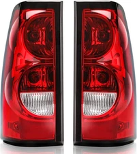 Tail Light Assembly Compatible with 2003 2004 2005 2006 Pickup -Black Border