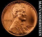 1944 Lincoln Wheat Cent- Red- Choice Gem Brilliant Unc Luster- No Reserve #J8873