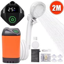 Tragbare Campingdusche Akku mit Pumpe Camping...