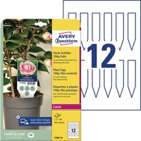 2 Bis 20X Avery Zweckform Steckschilder, Folie, 100 X 20 Mm, Weiß Bis 22% Rabatt