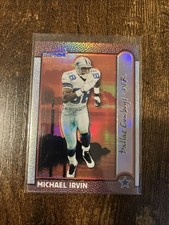 1999 Bowman Chrome Michael Irvin Interstate Refractor /100 #132 Cowboys 