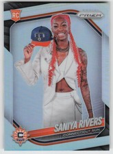 2025 Panini Prizm WNBA #150 Saniya Rivers Silver Prizms