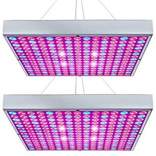 LED Grow Light 225 LEDs Plant Lights Red Blue Full Spectrum Grow Light 2 Pack