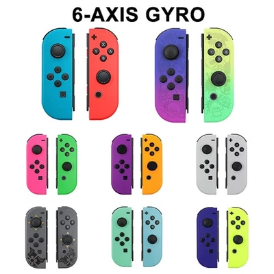 MARKENLOS Par de gamepad inalámbrico L&amp;R para consola Nintendo Switch JoyCon Controller
