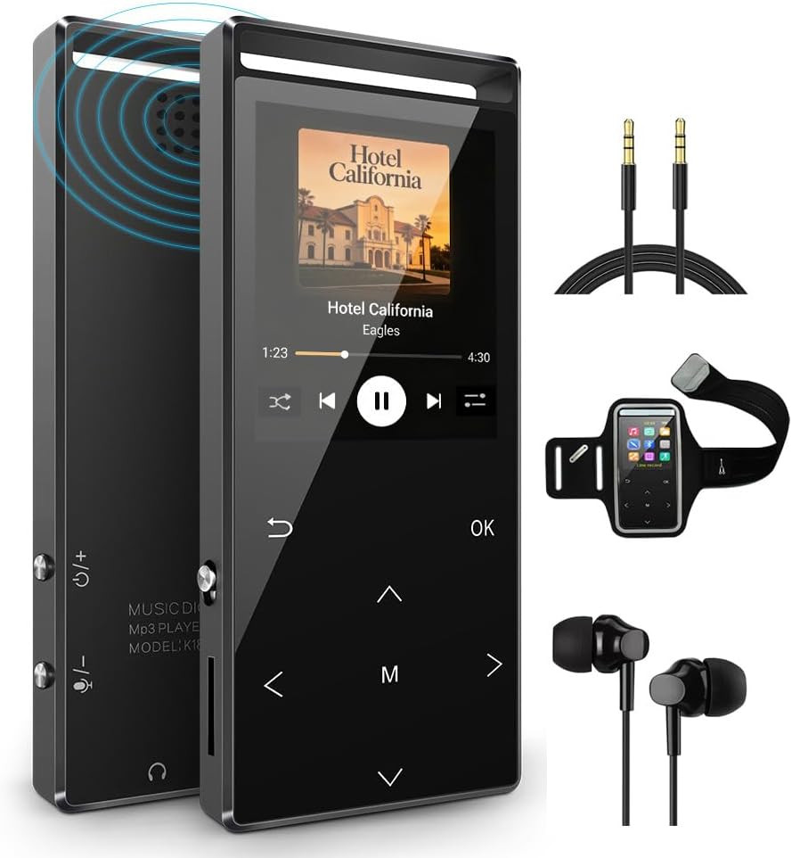 Lettore MP3 Sport 64GB Bluetooth con Fascia Braccio - Musica Senza Limiti