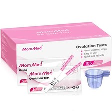 Ovulation Test Strips, 105 LH Ovulation Predictor Kit with 105 Collection Cup...