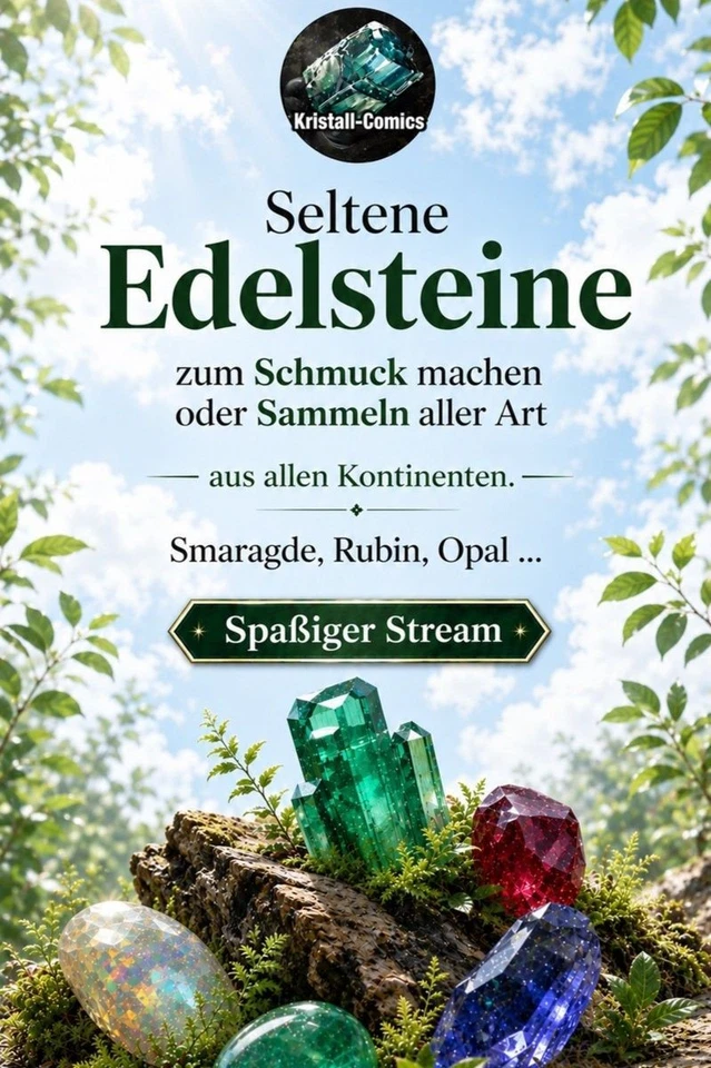 TOP Edelsteine & Comics zu 1€ Startpreisen! Sammeln & Schmuck selber machen