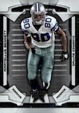 2008 Leaf Rookies & Stars #162 Martellus Bennett Longevity Silver #/249 Rookie