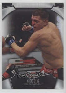2012 Topps Finest UFC Refractor Nick Diaz #26 Rookie RC