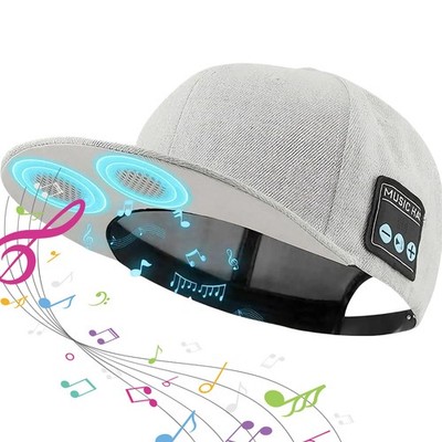 Smart Cap Bluetooth Headset 5h Musikzeit Lautsprecher Mütze Handy Tablet Basecap