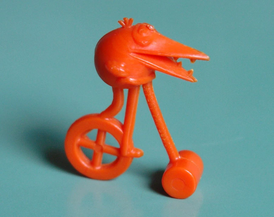 Les Shadoks ~ 4 Figurines Premium Buitoni ~ Vintage 1969 ~ 2 Shadoks et 2 Gibis - Photo 2/4