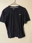 The Nike Tee T-shirt Mens Black  Graphic Sz Medium Regular Fit Graphic