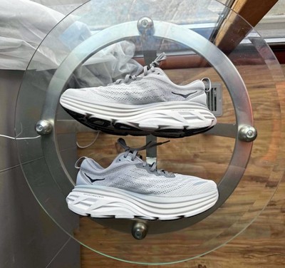 Size 9 2E - Hoka One One Bondi 8 Wide Low Shark Grey Men