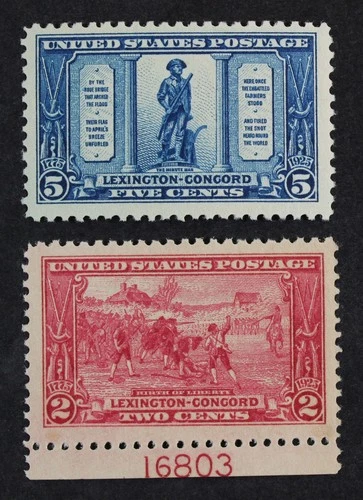 CKStamps: US Stamps Collection Scott#618 619 Mint NH OG Large Margins