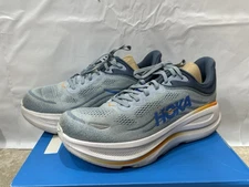 Hoka One One Bondi 9 1162015-DNP Sneakers Men's 10 4E Blue Running Shoes EBS110