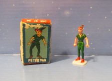 Disneykins Peter Pan Figure Hand Painted 1961 Tinykins In Box Marx Toy
