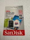 SanDisk SD 512 MB Memory Card and microSDXC UHS-1 Card with Adapter