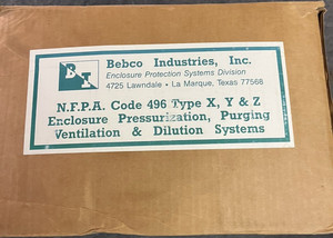 Bebco Industries Pneumatic Enclosure Pressurization System NFPA 496 Type X/Y/Z