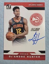 Deandre Hunter Donruss Next Day Autograph Rookie Very Clean