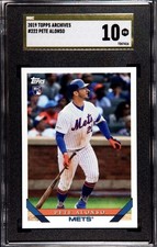 2019 Topps Archives #222 Pete Alonso SGC 10 RC PRISTINE GOLD LABEL