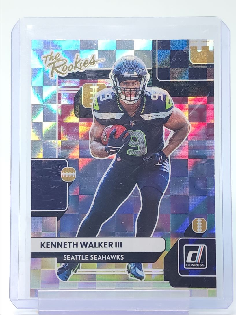KENNETH WALKER III 2022 DONRUSS THE ROOKIES SEATTLE SEAHAWKS RC Q5818