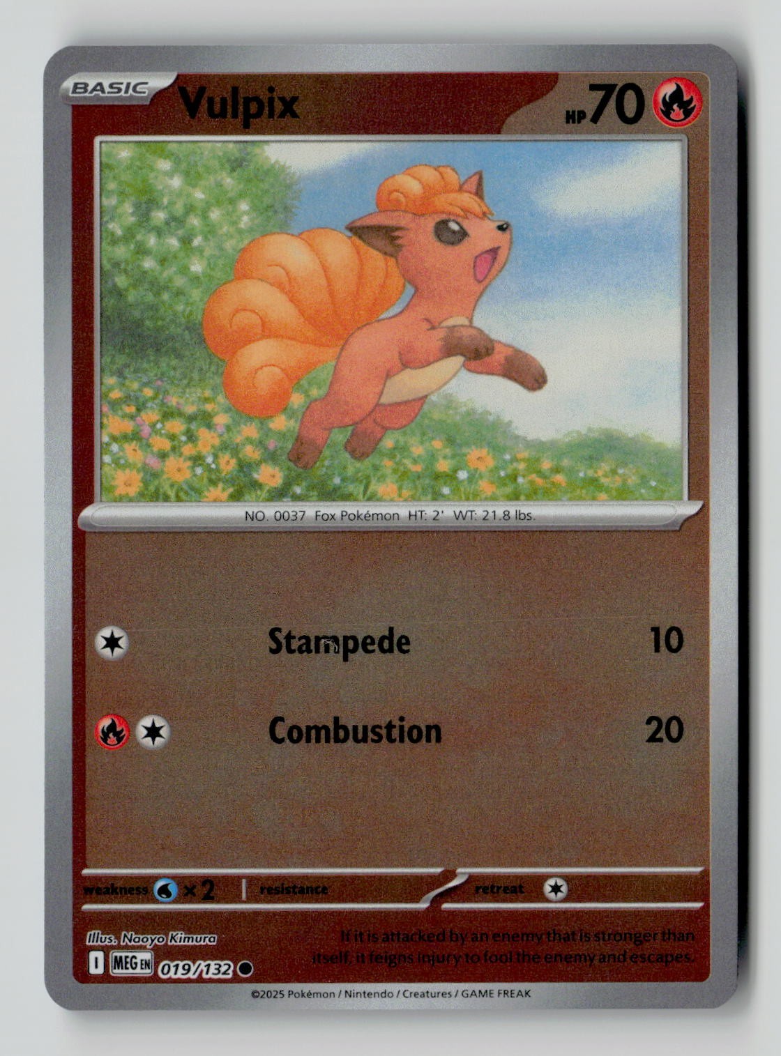 Vulpix - Common ME01: Mega Evolution 019/132 NM