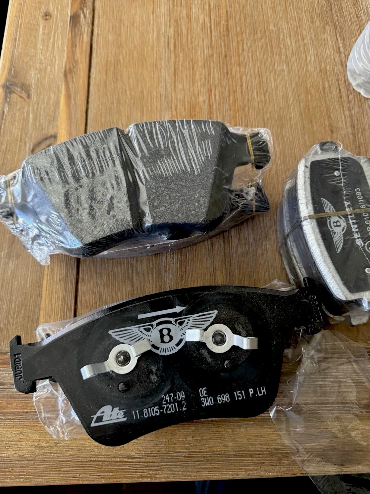 NEW Front & Rear Brake Pads For Bentley Continental Gt, Gtc, & Flying Spur 04-17