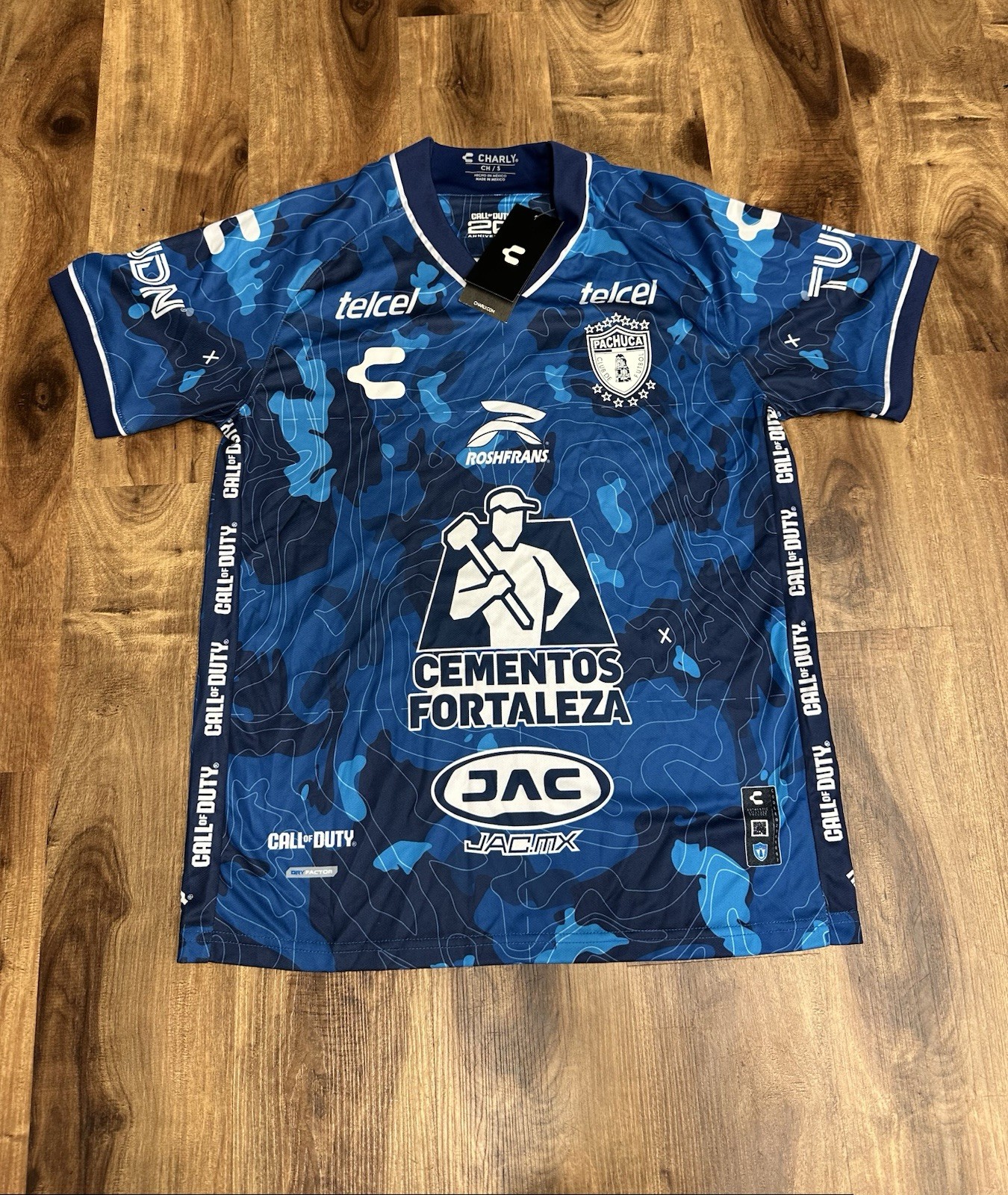 Pachuca Charly Call of Duty Jersey Authentic 2023/24 Men’s Small Rare COD