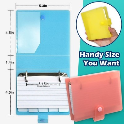 3x5 index card ring binder 3x5 Card Binder Traditional Style