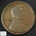1914 D Lincoln Wheat Copper Cent 1C