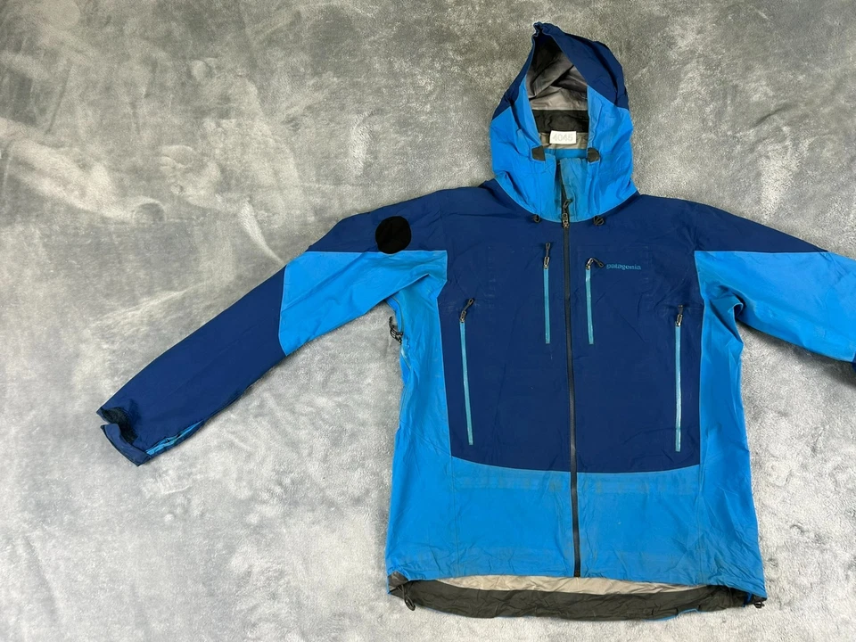 PATAGONIA TRIOLET GORE-TEX МУЖСКАЯ КУРТКА БОЛЬШОЙ СИНИЙ С КАПЮШОНОМ - Изображение 4 из 4