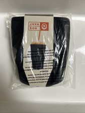 Java Sok Iced Coffee Cold Soda Insulated Neoprene Cup Sleeve Black Large 30oz