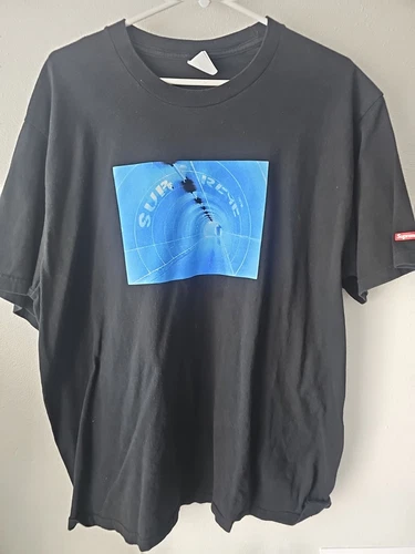 Haut manches courtes SUPREME Tunnel Tee en t shirt noir SS24 taille XL