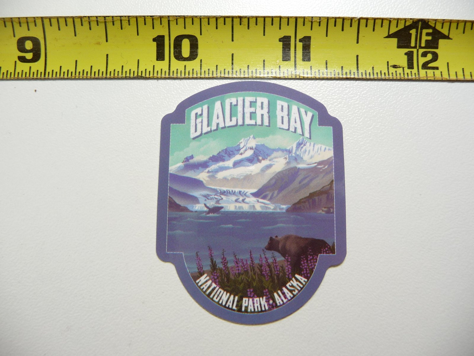 Glacier Bay National Park Decal Sticker - NPS System Glossy Vacation Souvenir for Travel Lovers