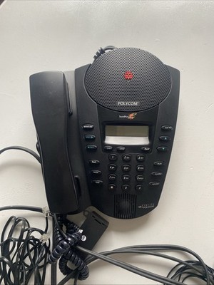 Polycom SoundPoint Pro SE-225 2 Line Professional Conference Phone w/Power Suppl