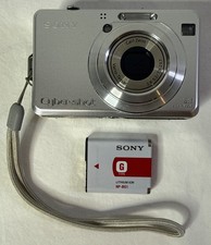 Sony Cyber-Shot Digital Camera Silver DSC-W10...