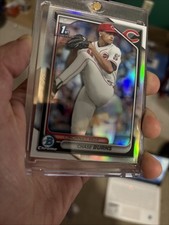 2024 Bowman Draft Chrome Chase Burns #BDC-55 Refractor (RC) 1st Bowman Reds MLB