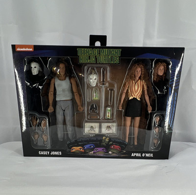 Nickelodeon TMNT Casey Jones & April O'Neil Boxed Action Figure Set