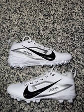 Nike Alpha Menace 4 Varsity Molded Football Cleats White FN0027-100 Mens 9