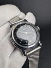 Rare Vintage 1950s Timex Mercury Watch Black Dial  34mm Not Working