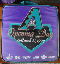 Arizona Diamondbacks 1998 Inaugural Opening Day Seat Cushion (Brand New Not Used