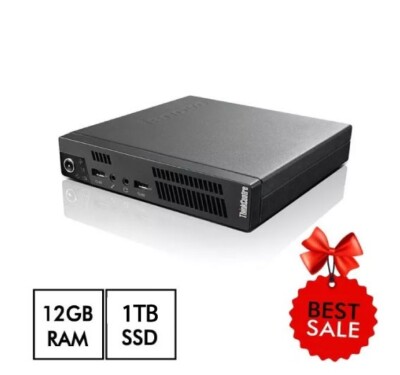 Lenovo Mini Desktop Computer PC i5, 12GB RAM, 1TB SSD, Win11 pro SALE