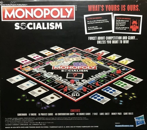 NEW Monopoly Socialism Winning Is For Capitalists A Parody Of The Classic - Picture 3 of 3