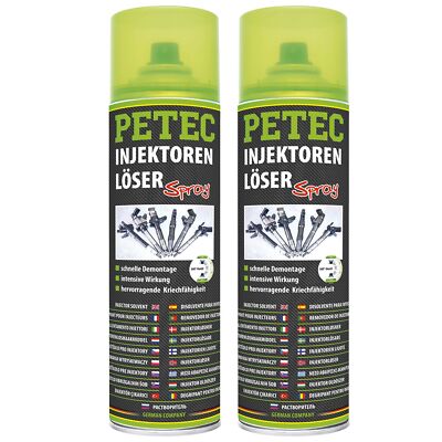 Petec 2x Injector Solver Cleaner 500ml