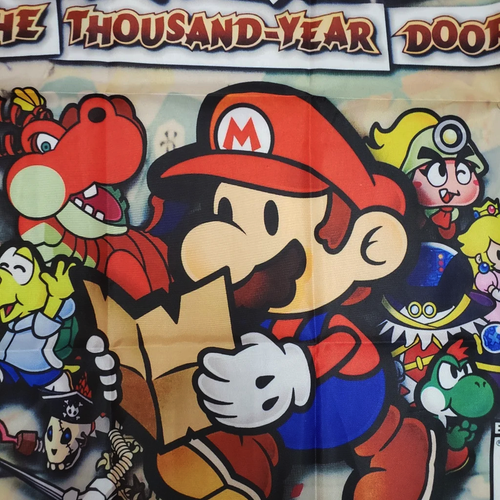 Arazzo striscione bandiera da parete personalizzato porta Mario il millenario 2 x 3 piedi - Foto 4 di 8