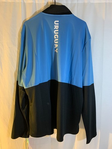 Official FIFA World Cup Qatar 2022 1/4 Zip Jersey XL - Uruguay - Picture 3 of 9