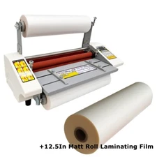 A3 High Speed Hot Cold Roll Laminator With 12.5In Matt Roll Laminating Film