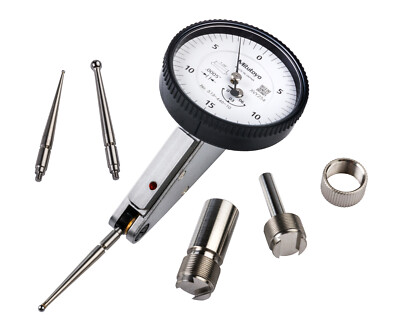 #ad #ad Mitutoyo 513 446 10A Dial T.I Tilted Mid Set .06quot; Range .0001quot; Grad Long Tip $249.97
