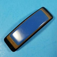 Vtg Black Gold Blue Barrette 3-1/2" Stay Tight Hair Clip French Bar Clasp Y2K