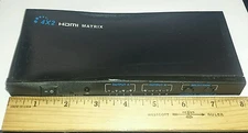 Matrix  4x2 HDMI Audio Out Splitter Coupler (4)IN/(2)OUT